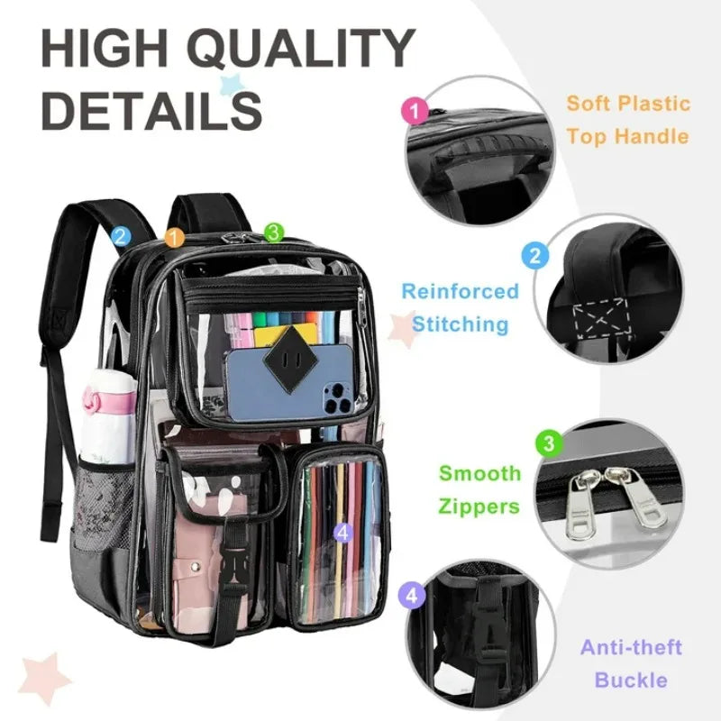 ClearStar - Superstar transparent backpack