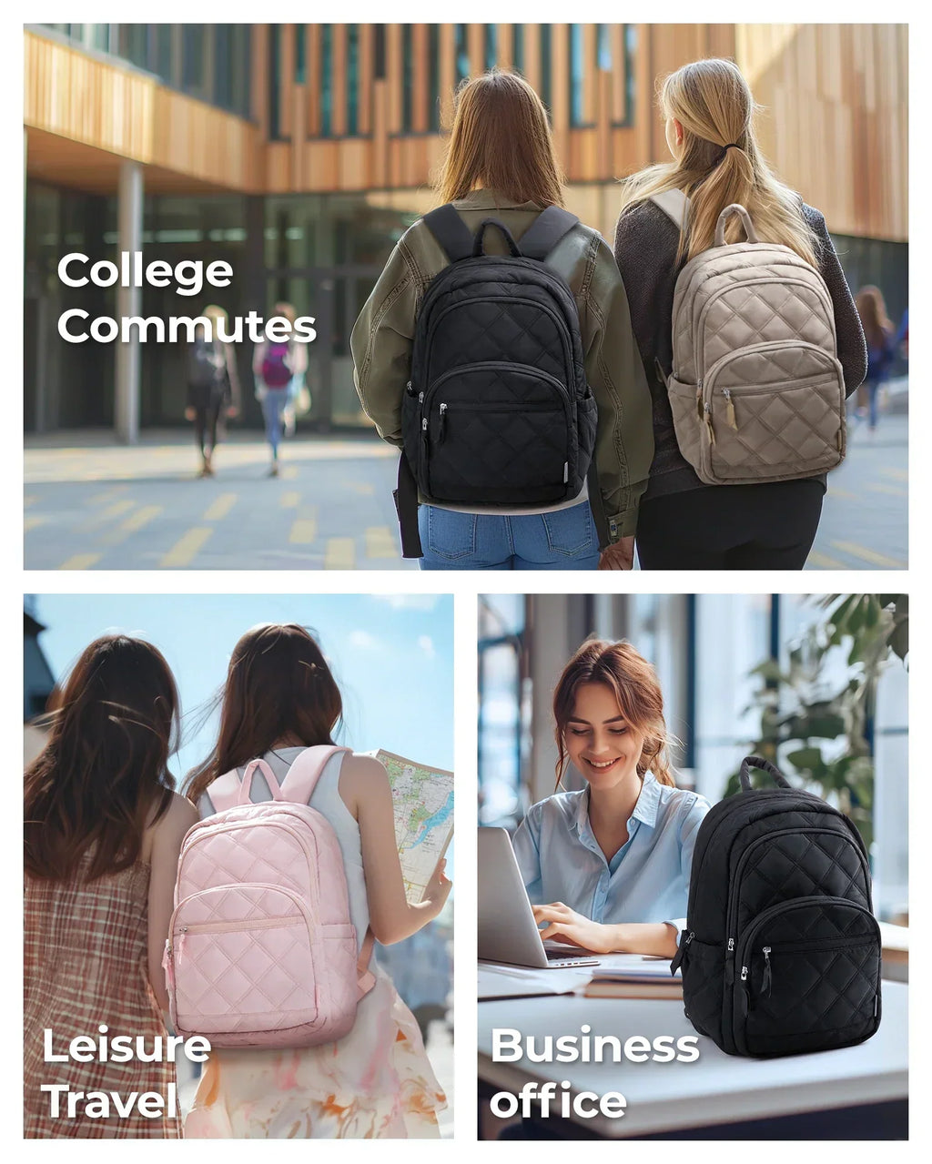 BAGSMART - Laptop backpack for girls