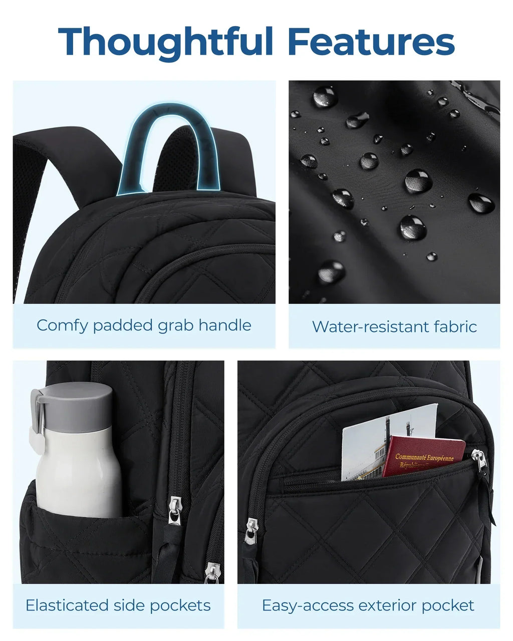 BAGSMART - Laptop backpack for girls