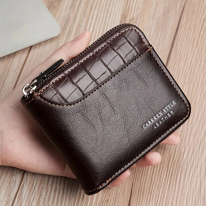 MIDGE - Zippered wallet for men