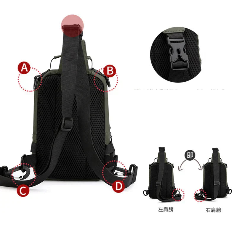 CarryOnCue - Shoulder bag for men