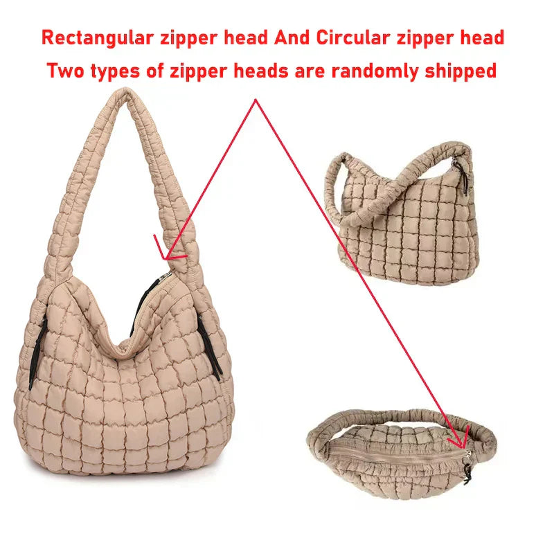 SUPERB - Elegant gathered shoulder bag