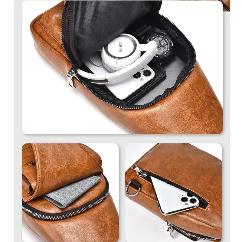 Stana | Elegant leather shoulder bag