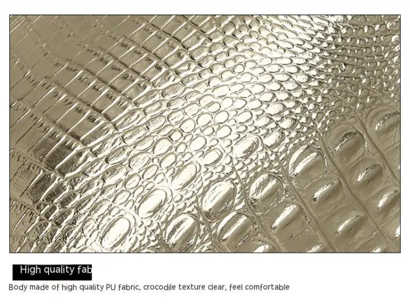 Aurora shoulder bag - Spacious bag with crocodile print