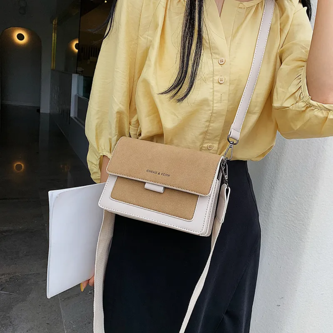 Kristel shoulder bag with practical flap opening
