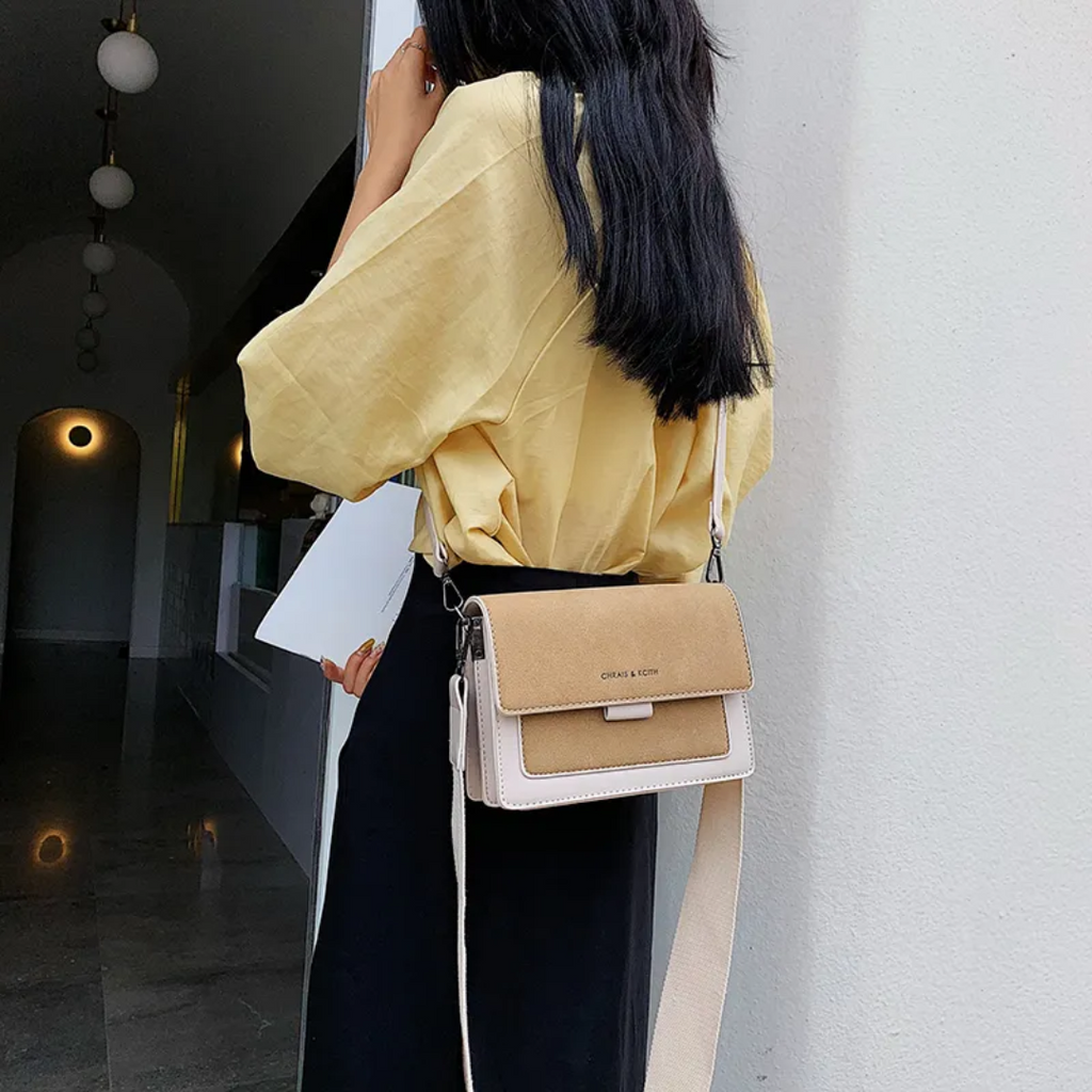 Kristel shoulder bag with practical flap opening