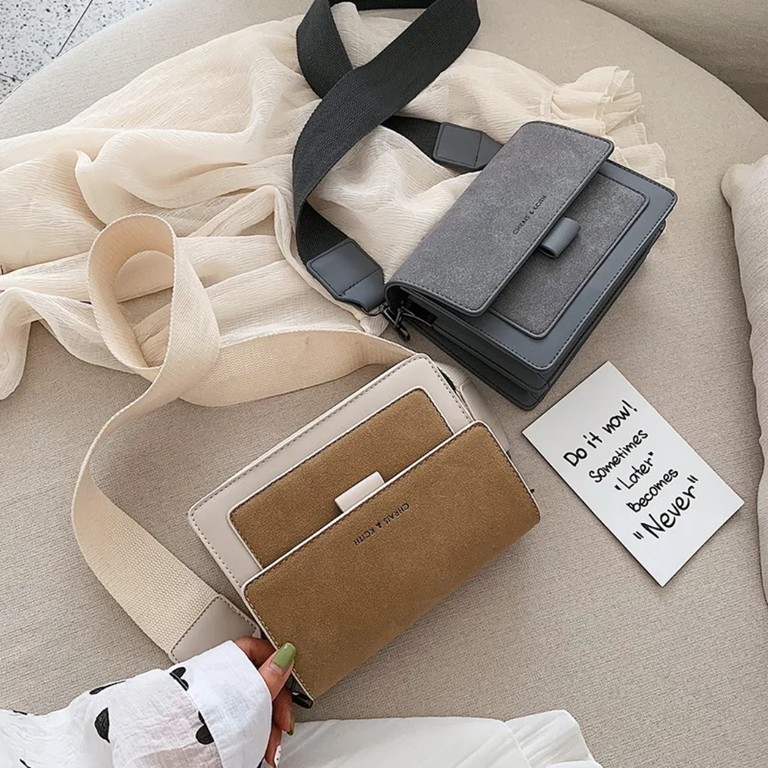 Kristel shoulder bag with practical flap opening