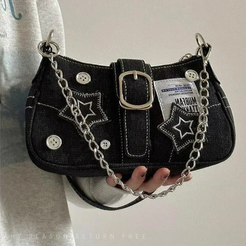 Y2K - Star-shaped shoulder bag