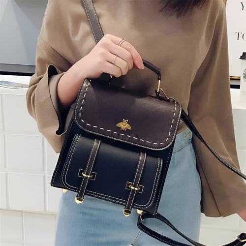 BeeBag - Elegant leather handbag and shoulder bag