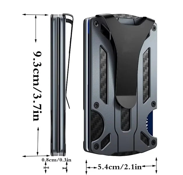 OnyxVault - Resistant carbon fiber wallet