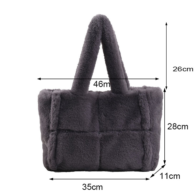 Vardi Dante™ Pipa Plush Handbag | A comfortable winter bag for women