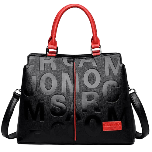 Natalia - Chic Handbag with Relief Letters